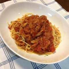 รูปของ ツナのトマトパスタ