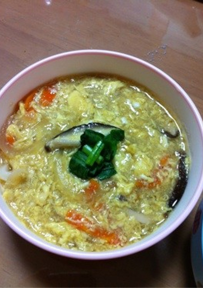 我が家の卵とじうどん♪-レシピのメイン写真