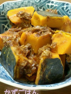 *ほっくり美味しい♪かぼちゃのじか煮*-レシピのメイン写真