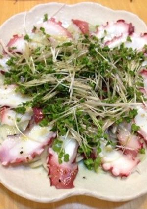 おつまみにタコカルパッチョ♪-レシピのメイン写真