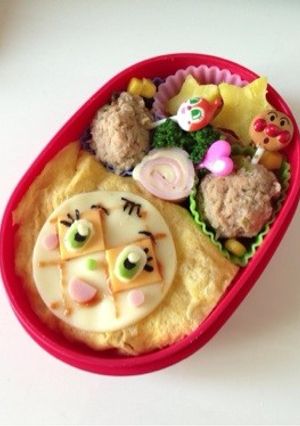 メロンパンナちゃんのオムライス♡-レシピのメイン写真