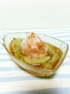 茄子そうめんの麺つゆ梅おろし-レシピのメイン写真