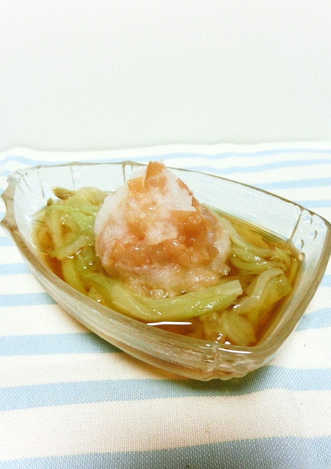 茄子そうめんの麺つゆ梅おろし-レシピのメイン写真