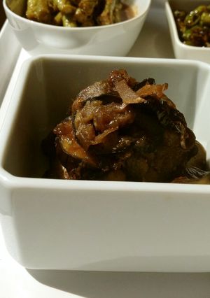 秋なすと生姜の佃煮：冷凍お弁当野菜おかず-レシピのメイン写真
