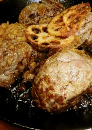 ★牛肉100％ミディアムハンバーグ★-レシピのメイン写真