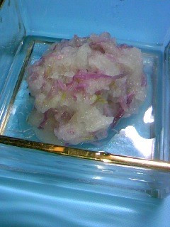 もってのほか(食用菊)のみぞれ和え-レシピのメイン写真