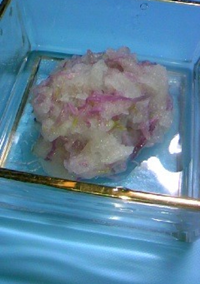 もってのほか（食用菊）のみぞれ和え-レシピのメイン写真