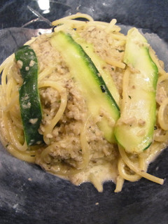 秋のキノコとズッキーニのパスタ-レシピのメイン写真