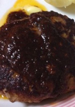 タイムが香るハンバーグ-レシピのメイン写真