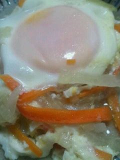 野菜入り目玉焼き-レシピのメイン写真