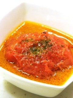 出汁いらず!簡単!トマトのお味噌汁-レシピのメイン写真