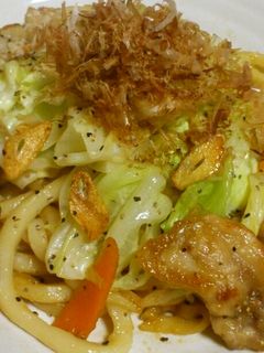 簡単♪キャベツたっぷり焼きうどん-レシピのメイン写真