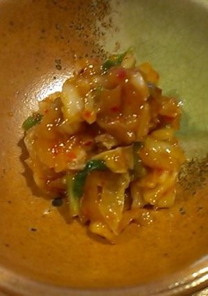 ご飯の友　梅干しキムチ-レシピのメイン写真