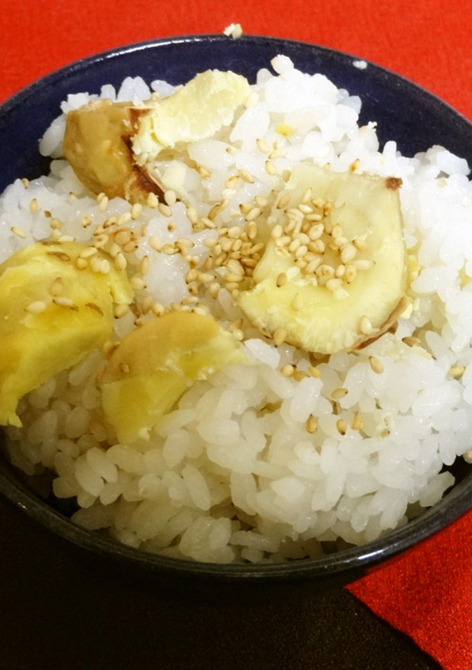 昆布だしが香る栗ごはん-レシピのメイン写真