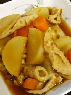いつもの常備菜 大根と竹輪の甘辛煮-レシピのメイン写真