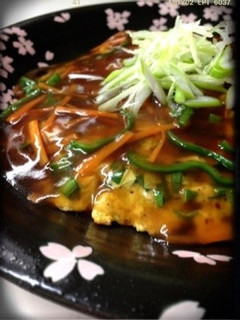 野菜だけの卵あんかけ^ - ^-レシピのメイン写真