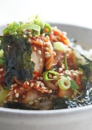 韓国風だし茶漬け-レシピのメイン写真
