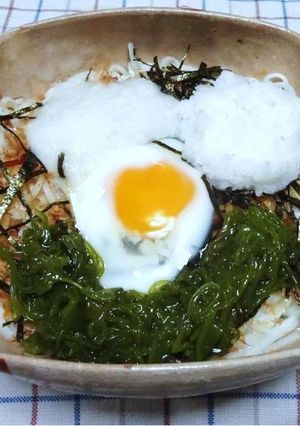 ねばねばトロトロのぶっかけうどん！-レシピのメイン写真