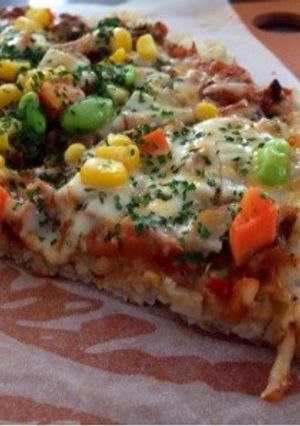ゴハンdeカリカリモチモチピザ☆-レシピのメイン写真