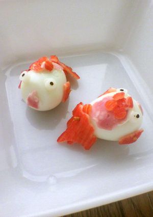 キャラ弁＊金魚-レシピのメイン写真