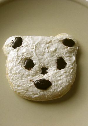 白いネオソフトでクマパン-レシピのメイン写真
