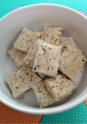 ビニール袋一枚でさっくさくごまクッキー♡-レシピのメイン写真