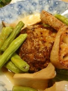 和風煮込みハンバーグ-レシピのメイン写真