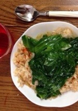 レタスの外葉のあんかけチャーハン-レシピのメイン写真