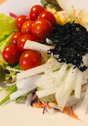 惣菜活用●大根としそひじきのサラダ-レシピのメイン写真