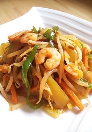 野菜室の大掃除☆ナシゴレンPの野菜炒め-レシピのメイン写真