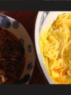 釜玉つけ素麺-レシピのメイン写真
