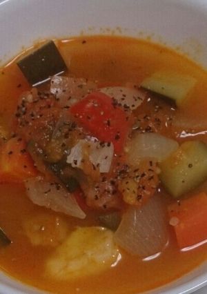 トマト嫌いな娘も食べるミネストローネ-レシピのメイン写真
