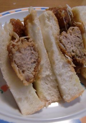 メンチカツサンド-レシピのメイン写真