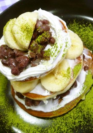 ★白いネオソフト★で和風デコパンケーキ-レシピのメイン写真