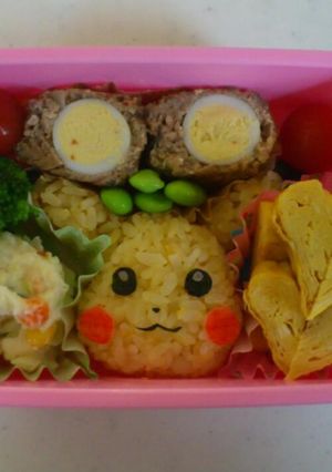 キャラ弁 ピカチュウ(ポケモン)-レシピのメイン写真