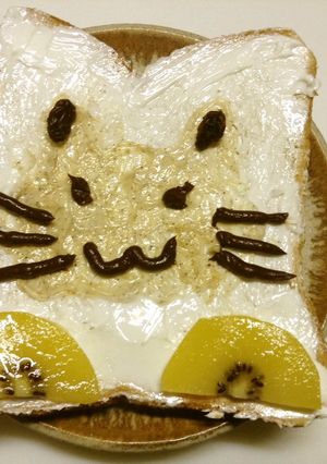 白いネオソフトでお絵かきパン☆-レシピのメイン写真