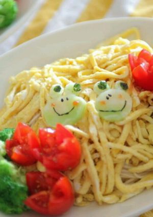 カエルちゃんのそうめん-レシピのメイン写真