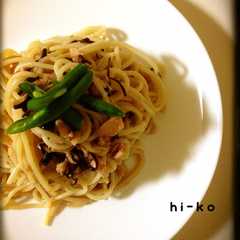 รูปของ ツナ塩昆布の冷製パスタ☆玉ねぎソースで