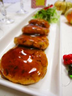 ☆秋鮭の照り焼きつくね (゜))<<-レシピのメイン写真