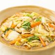 白菜と豚肉のとろみ炒め