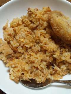 娘絶賛!!キムチ納豆チャーハン♪-レシピのメイン写真