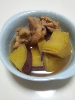 鶏肉とさつまいもの煮物♡-レシピのメイン写真