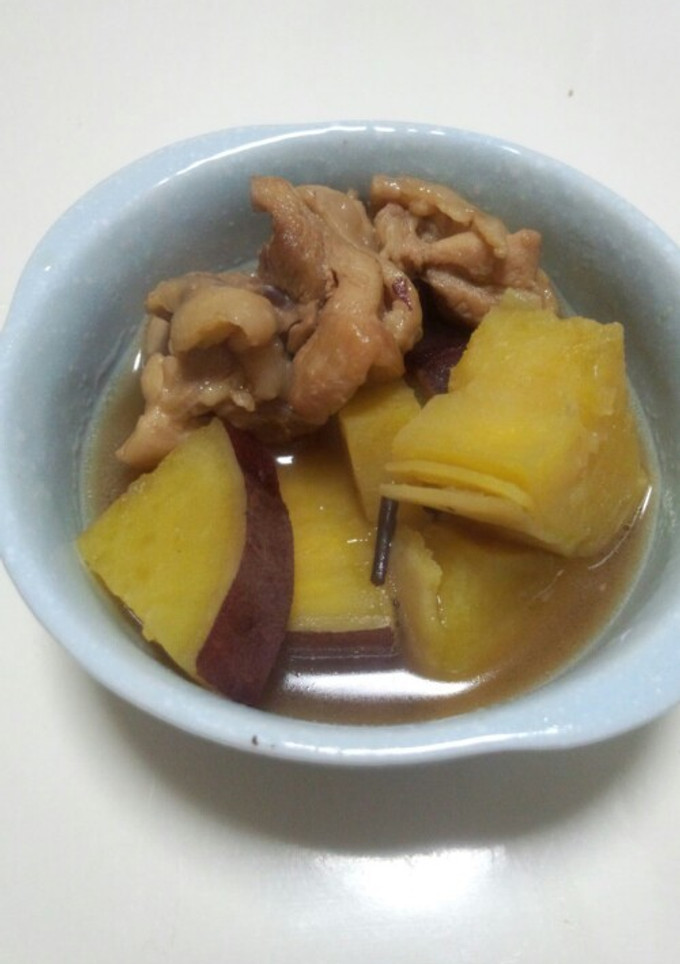 鶏肉とさつまいもの煮物♡-レシピのメイン写真