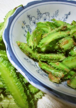 シャキシャキ♪四角豆の胡麻醤油麹和え-レシピのメイン写真