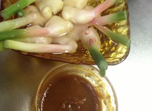 葉生姜(谷中生姜、新生姜)をつける味噌★-レシピのメイン写真