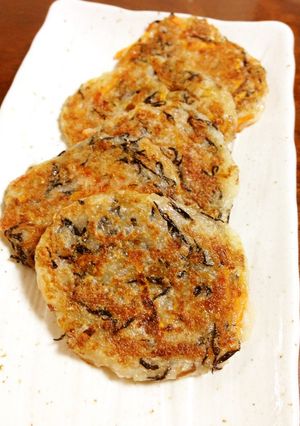 栄養満点☆長芋(山芋)でモチフワ焼き☆-レシピのメイン写真