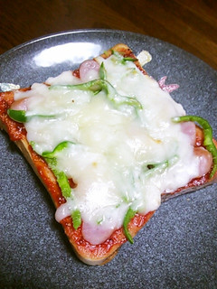 手抜きピザトースト-レシピのメイン写真