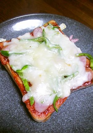 手抜きピザトースト-レシピのメイン写真