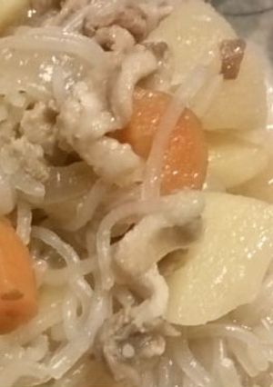 圧力鍋で 汁まで飲める肉じゃが-レシピのメイン写真