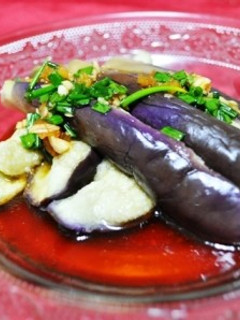 簡単ナスの中華風レンジ蒸し-レシピのメイン写真